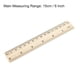 thumbnail image 2 of Regla de Madera de 15cm 6 Pulgadas 2 Escalas Paquete de 5 Reglas de Medición de Oficina, 2 of 5