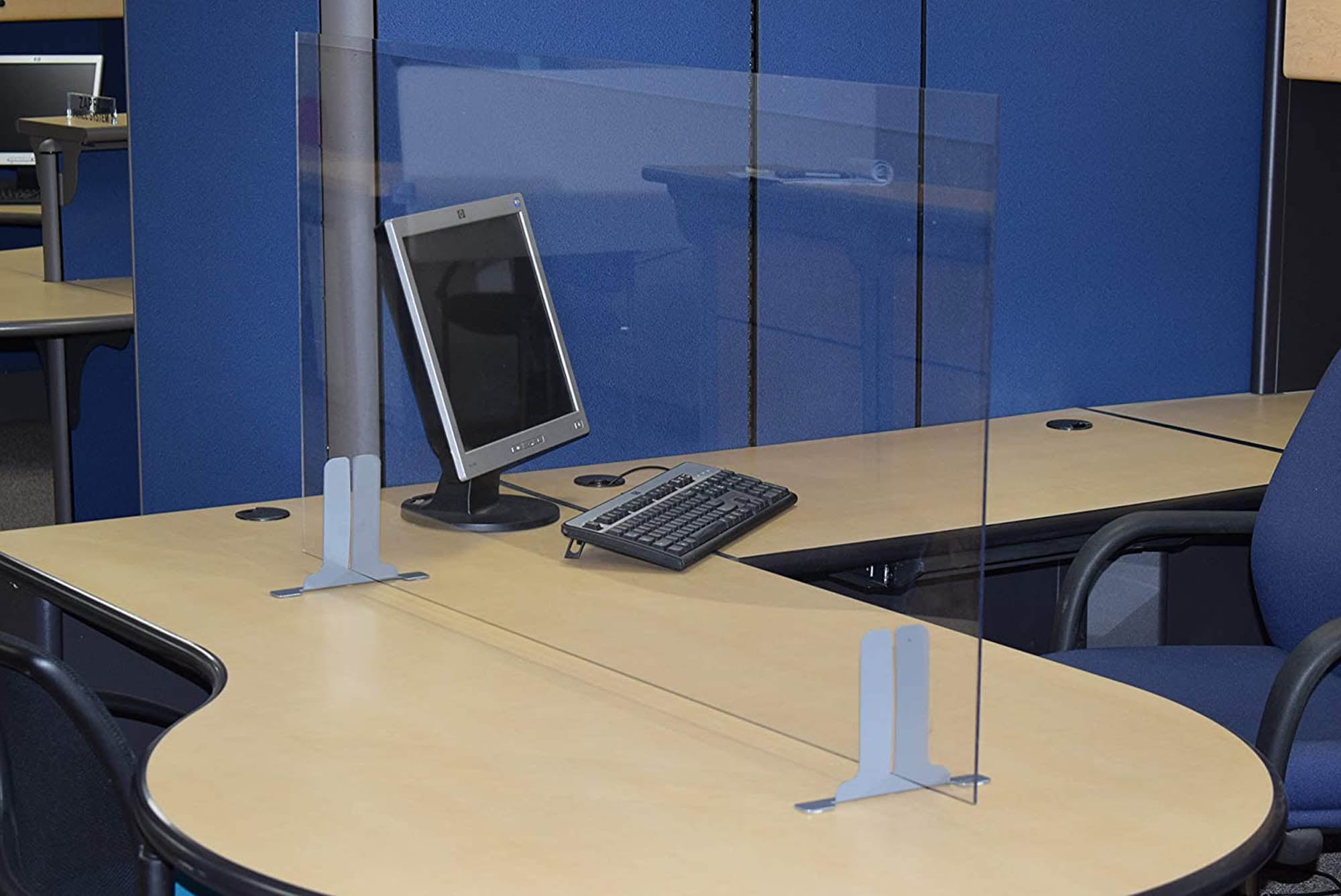 Office Accents Commercial Grade Freestanding Antimicrobial Desk, Table