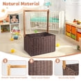 thumbnail image 3 of Cesta de Almacenamiento para Bebé Wisreach Plegable de Madera 40x30x25 cm, 3 of 7