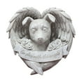 thumbnail image 1 of LOVIVER Angel Pet Memorial Statue Resin Sturdy Collection Sleeping Pet Statue Angel Wing dog, 1 of 8