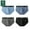 Light Blue/Blue/Black/Dark Gray, variant on Bamboo Men's Briefs,Lightweight Underwear,Cooling Briefs for Men,M-XXL,4 Pack