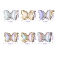 thumbnail image 5 of UDIYO Butterfly Nail Ornament Aurora DIY Faux Crystal 3D Colorful Manicure Decorations for Female, 5 of 7