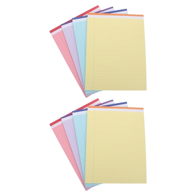 WEUVEB 8Ud Cuadernos A4 Con Papel Para Escritura Clara En Uso De Oficina Y Hogar