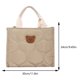 thumbnail image 2 of Bolso de mano con parches de oso para mujer, bolso informal tipo Hobo, bolso cruzado, bolso de trabajo con almohada, 2 of 9
