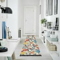 thumbnail image 4 of Yayeee Runner Rug for Bedroom 2'x6' Machine Washable Hallway Non Slip Mat, Vibrant Japanese Flowers, 4 of 8