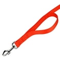 thumbnail image 4 of Country Brook Petz - Vibrant 17 Color Selection - Heavyduty Doublehandle Nylon Leash (6 Foot, 3/4 Inch Wide, Neon Orange, 4 of 6