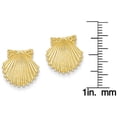 thumbnail image 2 of Primal Gold 14 Karat Yellow Gold Shell Earrings, 2 of 4