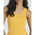 thumbnail image 5 of Real Essentials 5 Pack: Women's Seamless Ribbed Sleeveless Cropped Scoop Neck Tank Top - Casual Crop Top, 5 of 6