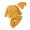 Yellow, variant on Coerni Toddler Baby Girl Clothes 3 6 9 12 18 24 Months Fall Outfits Solid Long Sleeve Sweatshirt Tops   Pants   Hat Set