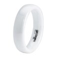 thumbnail image 1 of EWC R40075-080 White Ceramic Classic Ring - Size 8, 1 of 1