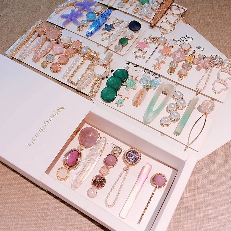 Hair Clips, Hair Pins Barrettes 7 in 1 Set Simple Cute Fancy  display picture 2