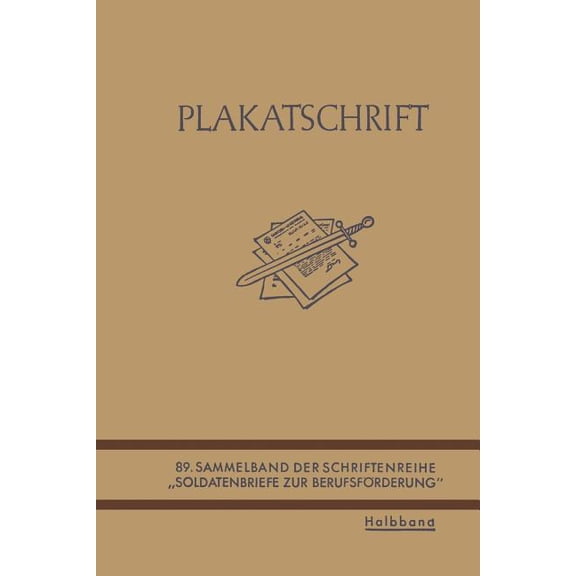 Plakatschrift, (Paperback)