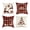 Christmas4, variant on ICEANT Christmas Throw Pillow Covers 18x18 inch, Set of 4, Winter Farmhouse with Snowflake Xmas Snowman Wreath Design, Holiday-Style Pillow Cases for Home Decor
