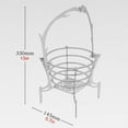 thumbnail image 2 of Parrilla plegable para fogata, fogón de acampada, estufa de hoguera de leña portátil para mochilero al aire libre, senderismo, barbacoa YUNYI BRAND  Deportes, 2 of 8