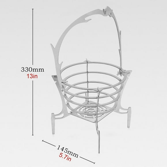 Folding Campfire Grill Camping Fire Pit Folding Campfire Grill Camping Fire Pit Portable Wood Burning  Stove For Outdoor Backpacking Hiking Barbecue