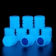 4pcs Universal Fluorescent Car Tire Valves Caps Luminous Glow in The