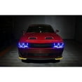 thumbnail image 4 of ORACLE Lighting Fit 2015-2023 Dodge Challenger Dynamic ColorSHIFT Surface Mount LED Headlight Halo Kit, 4 of 16