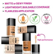 Wet n Wild Photo Focus Dewy Liquid Foundation Makeup, Amber Beige, 1.0 fl oz