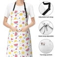 thumbnail image 6 of Lsque Watermelon And Lemon Waterproof Apron Chef Aprons for Men Heavy Duty Chemical Work Apron Extra Long Grilling Aprons with Adjustable Bib Apron, 6 of 9
