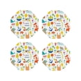 thumbnail image 2 of Balery 4 Pcs Summer Animalleather Coasters Set, Drink Table Cup Coasters For Living Room Kitchen Coffee Decor, 2 of 9
