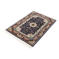 thumbnail image 3 of Navy & Maroon Floral 3X4 Kirman Oriental Rug, 3 of 11