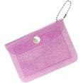 thumbnail image 1 of HUGFEGWE Mini Photo Card Holder, PVC Card Holder Bag, Small Wallet Transparent Portable Coin Purse Key Ring Bag Pendant Card Storage Bag(02) U2537-14112, 1 of 7