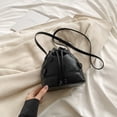 thumbnail image 2 of Bolso mano Cgtredaw Diseñador hombro Con cordón Cubo Corazón Dulce de Cuero PU Color Sólido para Mujer compras, 2 of 9