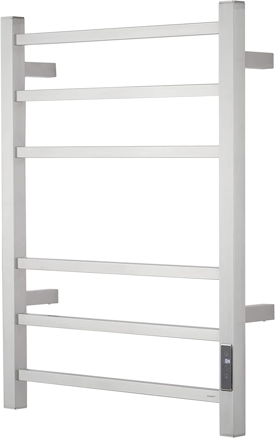 Towel Warmer Polished Chrome for Bathroom Wall Mounted Bath Towel