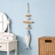 thumbnail image 5 of Adorno Decorativo de Pez de Madera Hecho a Mano para Colgar En La Pared, Escultura Decorativa de Pez de Madera para El Hogar, Dormitorio, Baño, Casa de Playa., 5 of 6