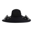 thumbnail image 1 of Luzes Solares Al Aire Libre Amplio Sombrero de Pesca Al Aire Libre Del Ventilador Del Sol Sombrero Del Sol de los Hombres con 2 Sombreros de Pesca de Ventiladores Del Sol Y 3 Sombreros de Ventilador A, 1 of 9