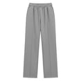 thumbnail image 5 of CHGBMOK Women's Plus Size Wide Leg Pants High Waisted Casual Trousers Loose Fit Casual Pants with Pockets, 5 of 5