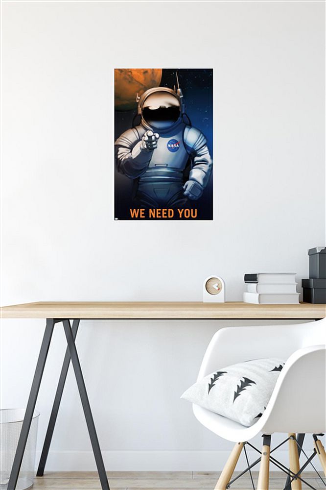 NASA - We Need You Wall Poster, 14.725" x 22.375"