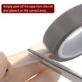 thumbnail image 5 of PTFE Película Cinta Rollo, 0,6" x 33 Pies Alta Temperatura Cinta 0,06mm Grosor con Único Lado Adhesivo para Vacío Sellado Máquina, Manuales Impulso Selladoras, Gris, 5 of 5
