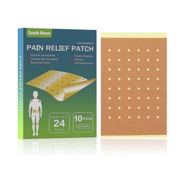 20 parches de ajenjo para aliviar el dolor de rodilla, parches térmicos para dolor de espalda, cuello y hombros.