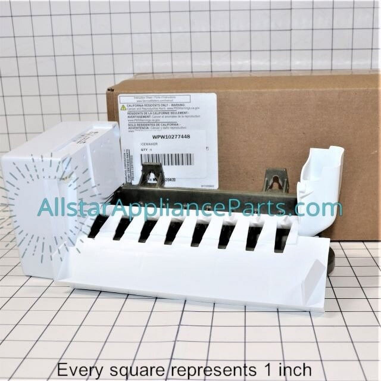 Genuine Whirlpool Refrigerator Ice Maker Assembly - Replacement Part #W11512149