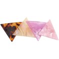 thumbnail image 1 of Bangcool Hair Barrette Celluloid Vintage Triangle Cute Automatic Hair Clip Hair Accessory, 1 of 10