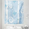 thumbnail image 1 of Christmas Tapestry, Swirled Lines Snowflakes and Butterflies Abstract Winter, Fabric Wall Hanging Decor for Bedroom Living Room Dorm, 5 Sizes, Pale Blue White, by Ambesonne, 1 of 1