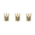 thumbnail image 2 of Justharion Crown Beads for Bracelets Making Large Hole Jewelry Spacers Small Bracelet Charms with Rhinestones Fashion Accessory Bead Kit Type 6 3Set, 2 of 6