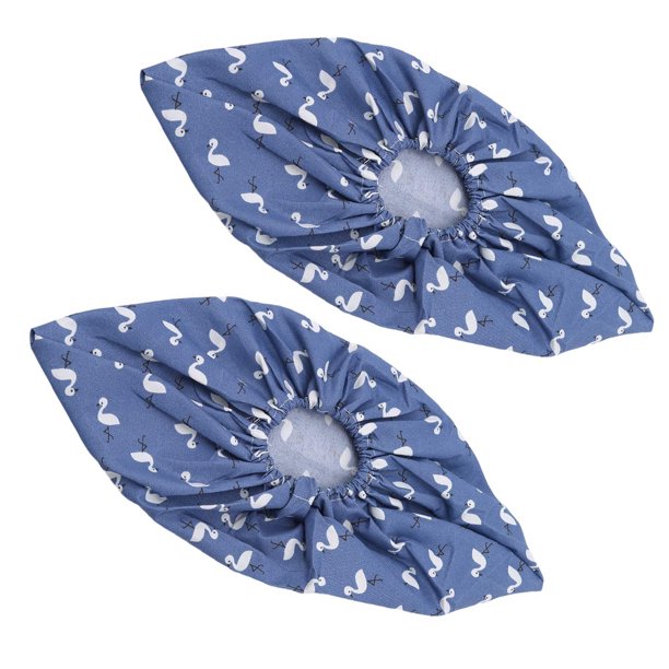Advancent 1 par de cubiertas elásticas gruesas para zapatos, para el hogar, oficina, interior, antideslizantes, para zapatillas, zapatos de Suministros de limpieza para el hogar azul