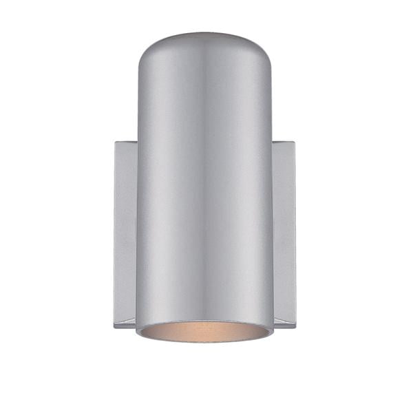 Acclaim 31991BS New Vista Collection 1-Light Wall Mount Outdoor Light Fixture, Brushed Silver