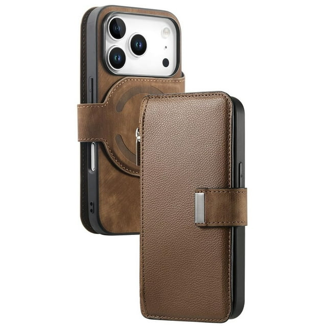 Case For IPhone 17 Pro Max/17 Pro/17 Air/17, PU Leather Shell With Card Slot RFID Blocking Holder Cover