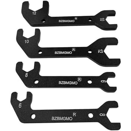 AN Aluminum Combination Wrench Set 4 AN6 AN8 AN10 AN12