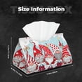 thumbnail image 5 of Sikiie Christmas Leather Tissue Box Cover Rectangle, Long Tissue Box Cover, Tissue Box Holder, Tissue Holder for Bathroom, 5 of 7