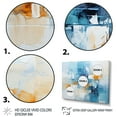 thumbnail image 3 of Designart "White Blue Sky Celestial composition" Modern Floater Framed Wall Art Print, 3 of 7