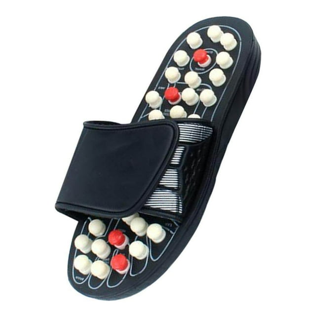 pitrice 1 Paire Pantoufle de Massage pour les Pieds Pantoufle à Gâchette Masseur pour les Pieds Sandale Réflexe à Gâchette Massage Pantoufle d'Acupression Point Sandales de Massage d'Acupression 42