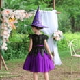 thumbnail image 5 of ZHUASHUM Dress For Girls 2024 Solid Color Pageant Dress Party Child Sleeveless V Neck Gown Princess Dress Hat Set,2-3 Years, 5 of 9