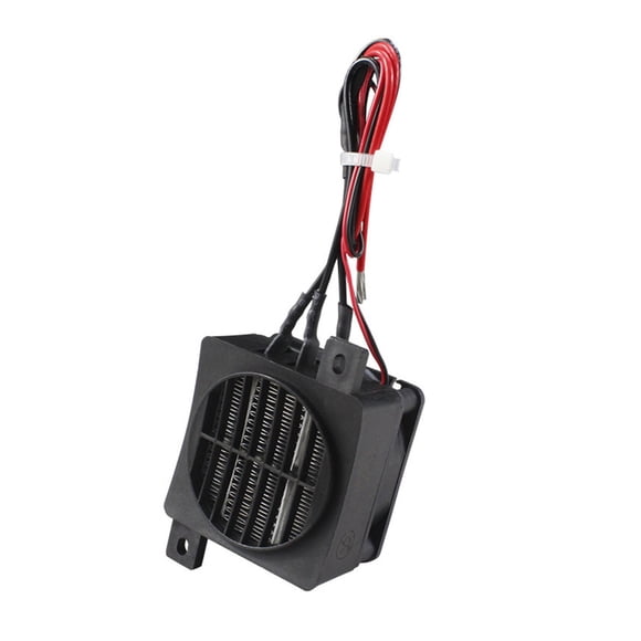 Heater with Thermostat 12V 100W Ceramic Heating Thermostat Heater Conductive + Fan Assist High Efficiency Energy Saving Safe And Suitable for All Kinds of Low