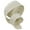 Bleached White, variant on Burlap Fabrics Serged Burlap Ribbon Light Grey - 4 Inch Wide with Sewn Edges