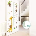 thumbnail image 5 of Pegatina de pared de mono jirafa para niños, tabla de altura, papel tapiz, Mural autoadhesivo artesanal, decoración artística extraíble para dormitorio de niños, 5 of 5
