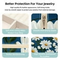 thumbnail image 3 of Daisy Travel Portable Square Jewelry Box - Bracelet Holder and Jewelry Stand - Ideal for Rings, Earrings, Necklaces, and Bracelets - Suitable for Girls and Women, 3 of 6